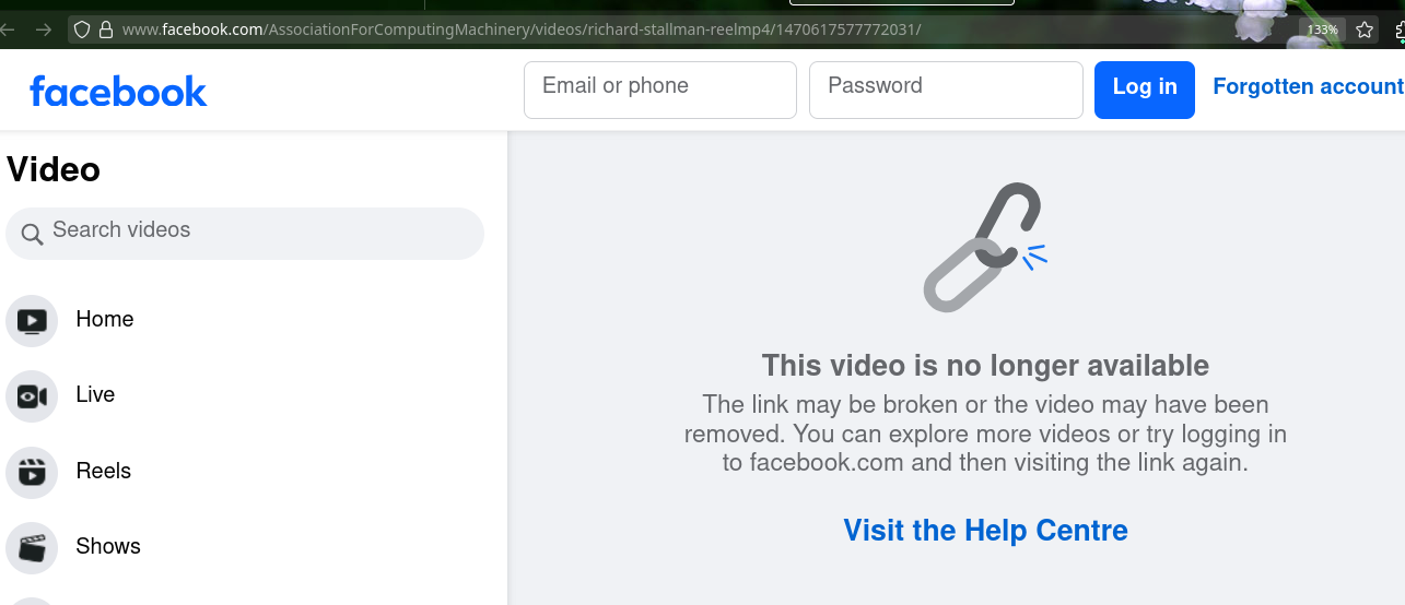 This video is no longer available