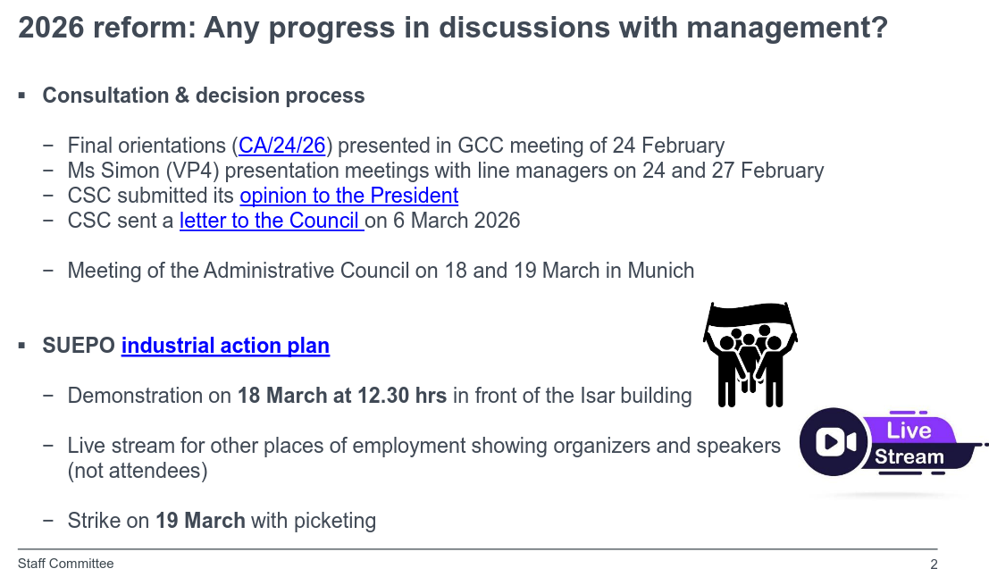 2026 reform: Any progress in discussions with management?