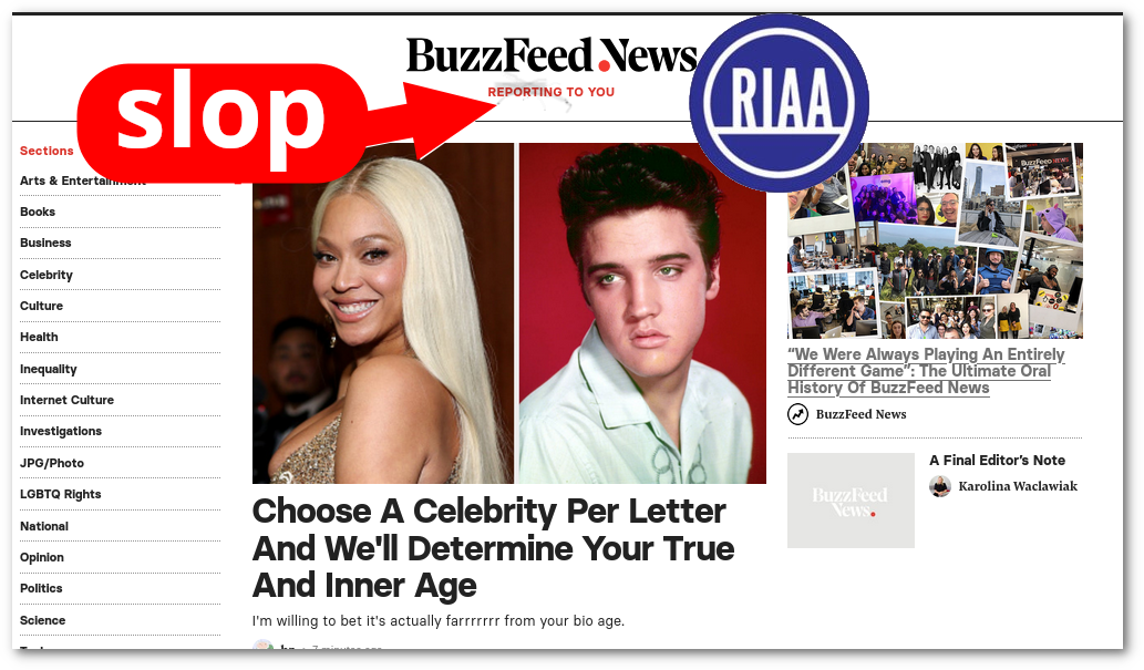 Slop BuzzFeed