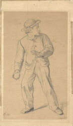Boy with Snowball