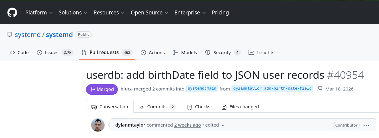 userdb: add birthDate field to JSON user records