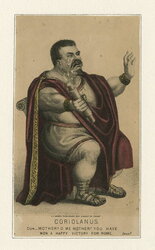 Coriolanus: Mother? O me mother? you have won a happy victory for Rome