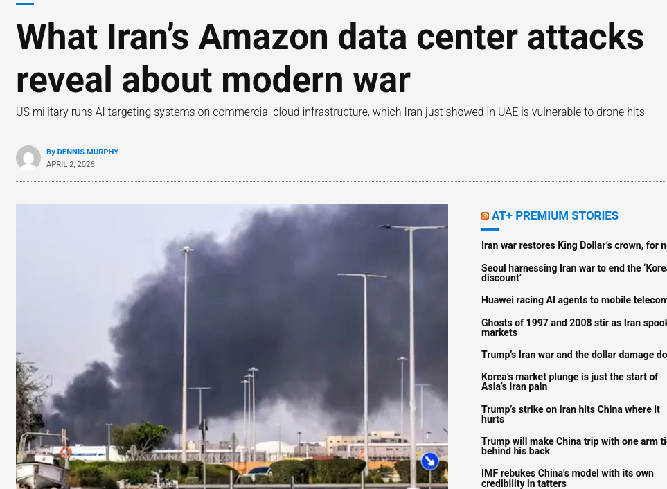  What Iran’s Amazon data center attacks reveal about modern war 