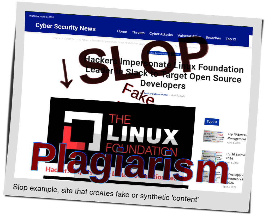 Slop or fake: Hackers Impersonate Linux Foundation Leader in Slack to Target Open Source Developers
