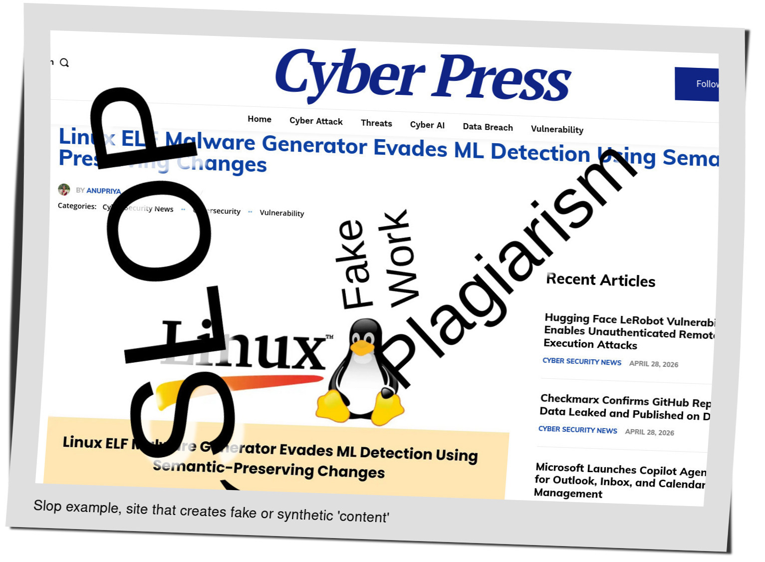 Slop or fake: Linux ELF Malware Generator Evades ML Detection Using Semantic-Preserving Changes