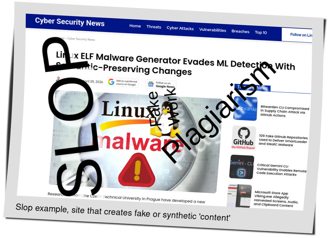Slop or fake: Linux ELF Malware Generator Evades ML Detection With Semantic-Preserving Changes