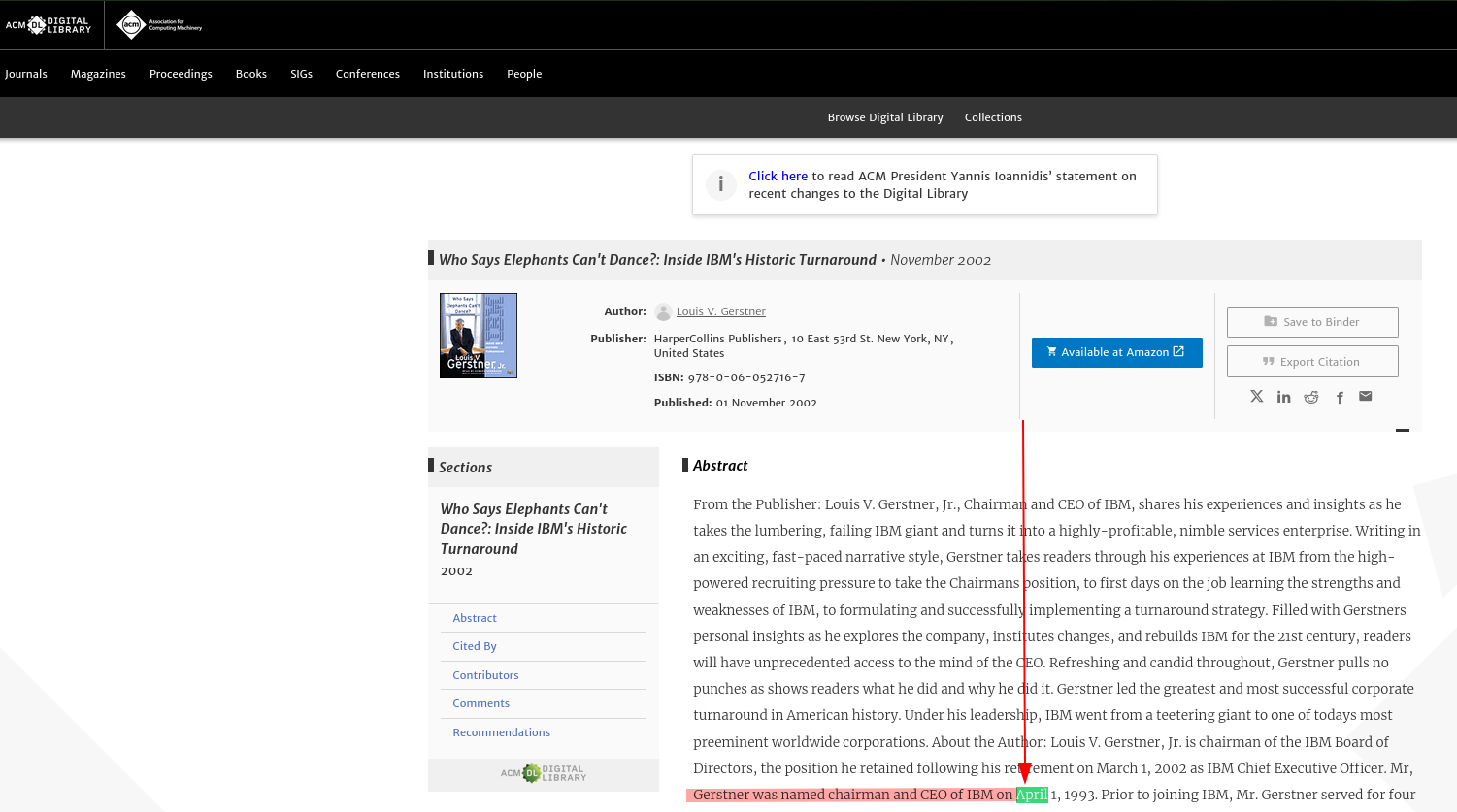 Louis V. Gerstner, Jr. is chairman of the IBM Board of Directors, the position he retained following his retirement on March 1, 2002 as IBM Chief Executive Officer. Mr, Gerstner was named chairman and CEO of IBM on April 1, 1993