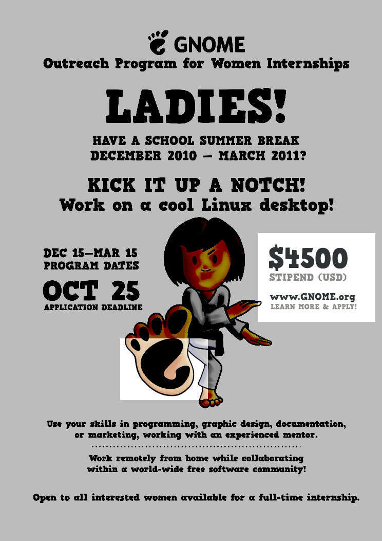 GNOME, Outreach Program for Women, OPW, Outreachy, prostitution, Debian, abuse