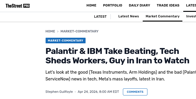 IBM Take Beating