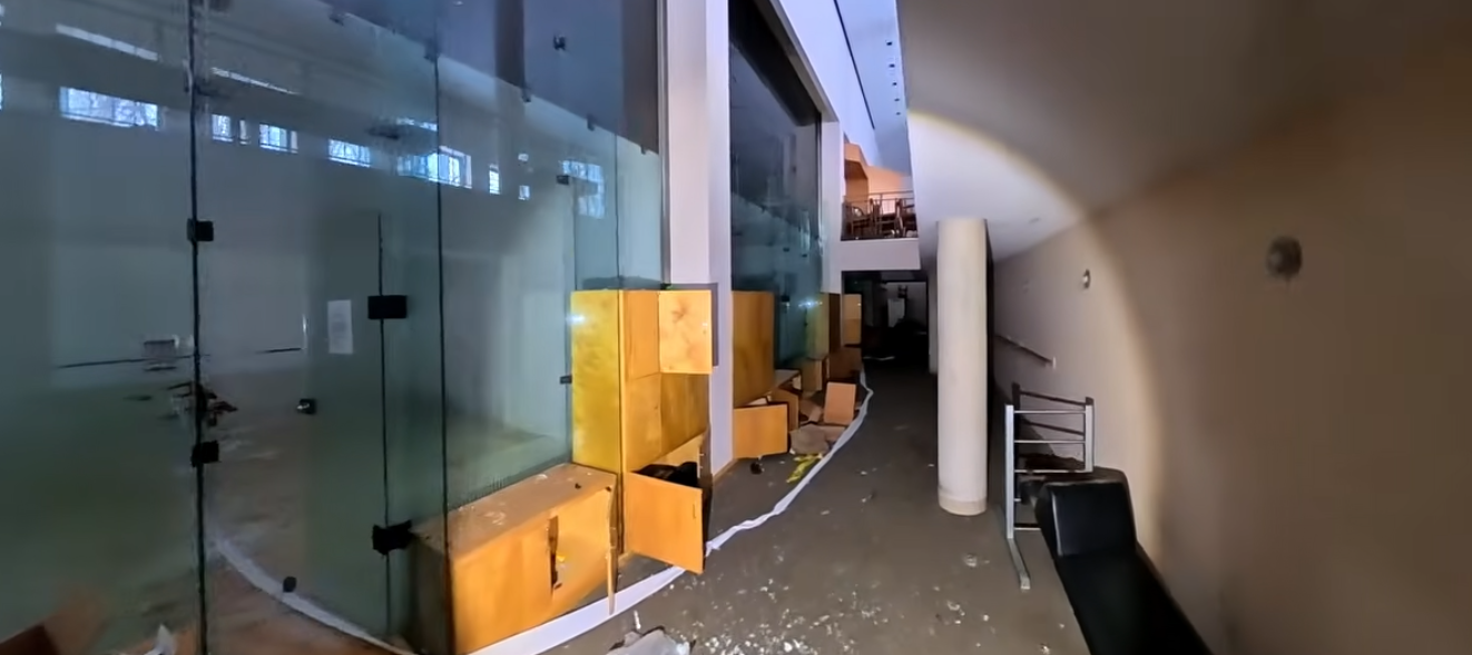 the complexes appeared to have been untouched for a.long time