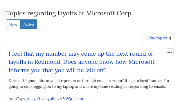 Does a HR goon inform you, in-person or through email or zoom? If I get a layoff notice. I'm going to stop logging on to my laptop and waste my time reading or responding to emails. 