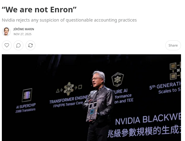 We are not Enron