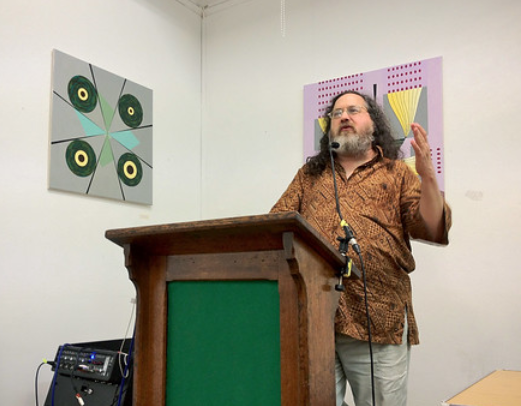 Richard Stallman Talks; Creator: Christian Payne