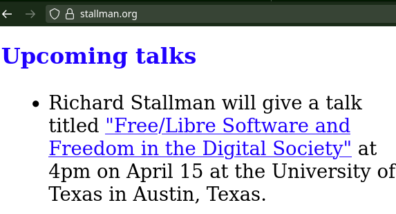 4pm on April 15 at the University of Texas in Austin, Texas.