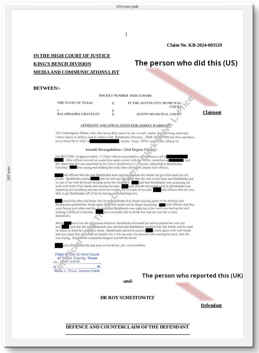 The person who did this (US) versus the person who reported this (UK)