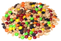 Close Up View of Healthy Trail Mix