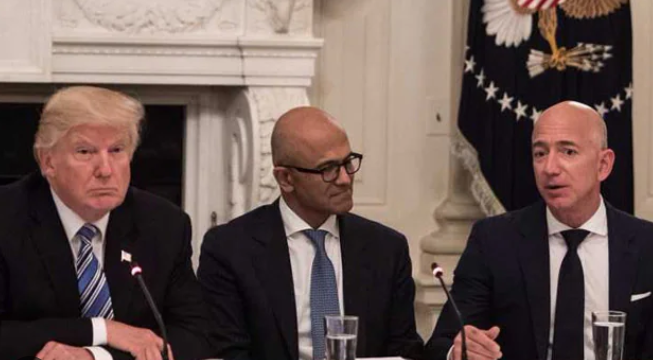 Inside Donald Trump's Meeting With Top Tech CEOs Including Satya Nadella