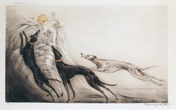 Artist Louis Icart Illustration Painting Paris France