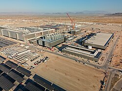 Fab 21 under construction in Phoenix, Arizona in November 2023