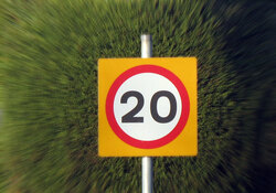 20 miles per hour speed limit