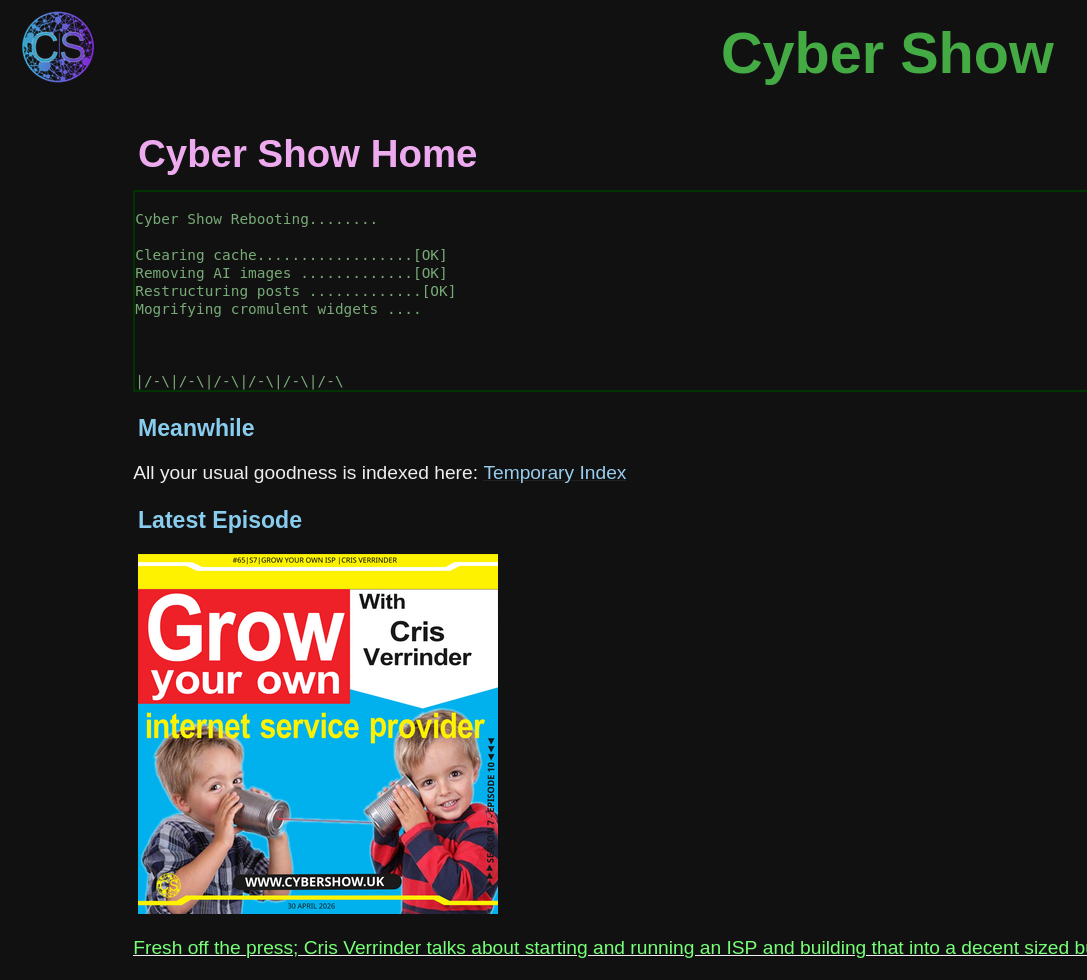 Cyber Show Home