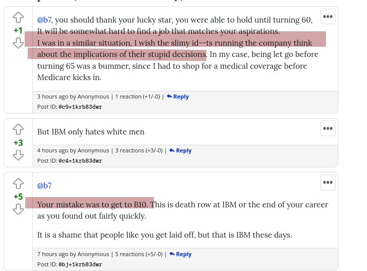 Your mistake was to get to B10. This is death row at IBM or the end of your career as you found out fairly quickly.