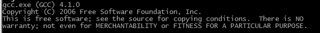 GCC compiling Hello World on Windows
