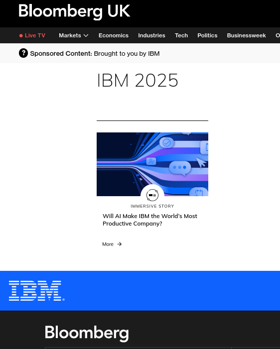 Sponsored Content: Brought to you by IBM
