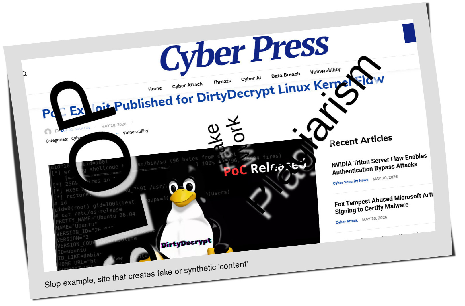 Slop or fake: PoC Exploit Published for DirtyDecrypt Linux Kernel Flaw
