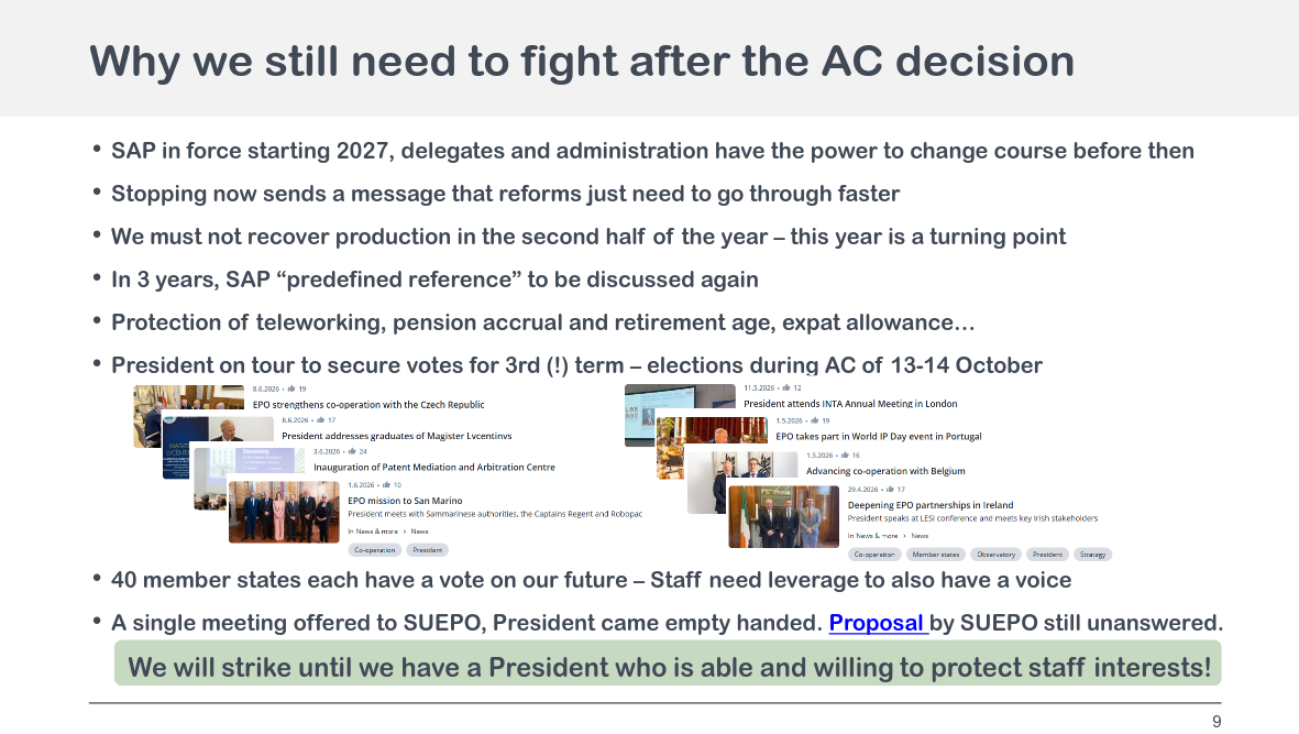 President on tour to secure votes for 3rd (!) term – elections during AC of 13-14 October