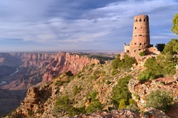 Photograph of the Desert View Tower, Grand Canyon
