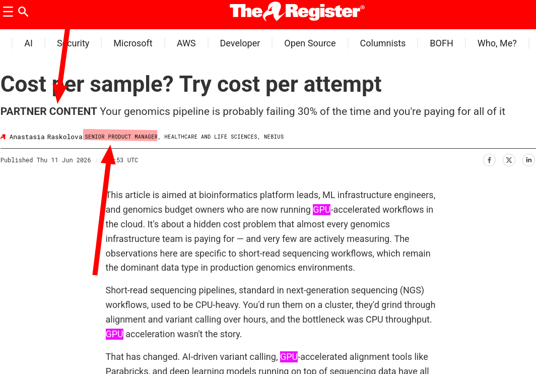 Cost per sample? Try cost per attempt