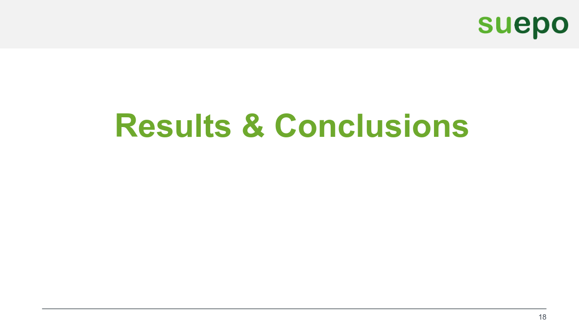 Results and Conclusions