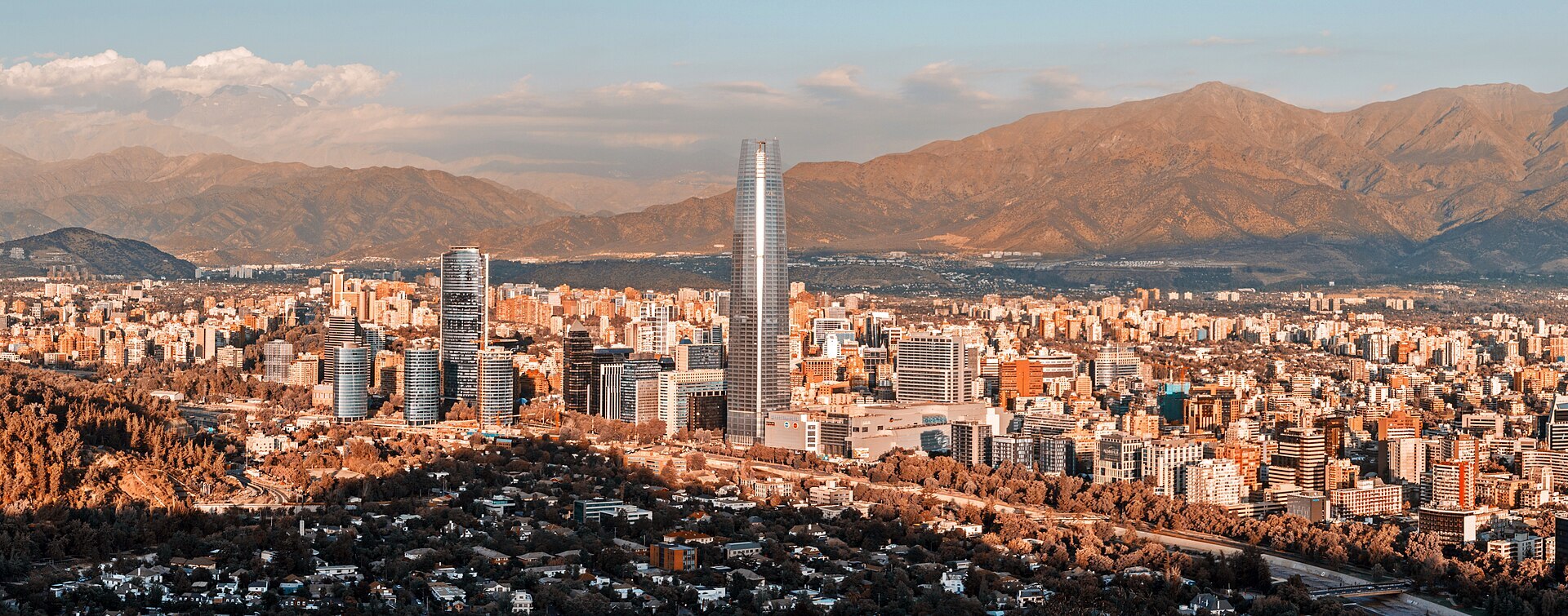 Santiago de Chile, Desde el Cerro San Cristobal