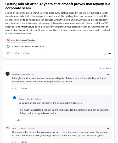 Getting laid off after 37 years at Microsoft proves that loyalty is a corporate scam