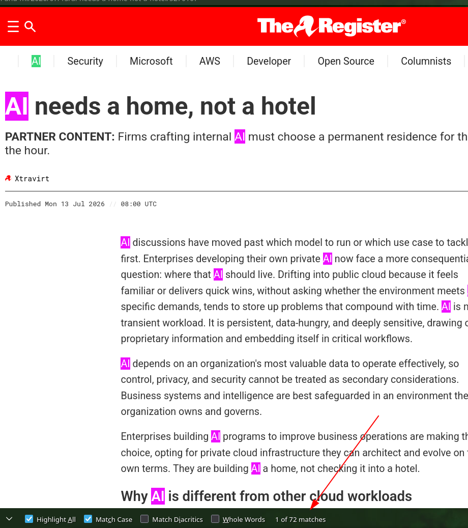 AI needs a home, not a hotel