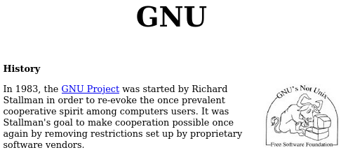 In 1983, the GNU Project was started by Richard Stallman in order to re-evoke the once prevalent cooperative spirit among computers users. It was Stallman's goal to make cooperation possible once again by removing restrictions set up by proprietary software vendors.