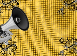 A megaphone