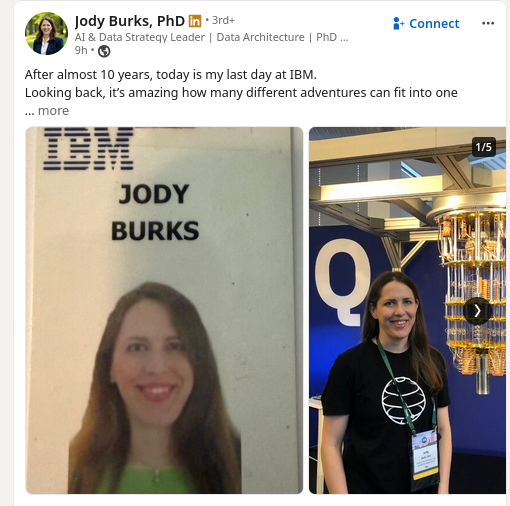 After almost 10 years, today is my last day at IBM.