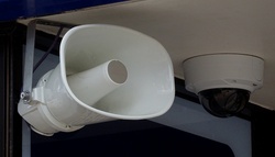 Megaphone Loudspeaker And CCTV