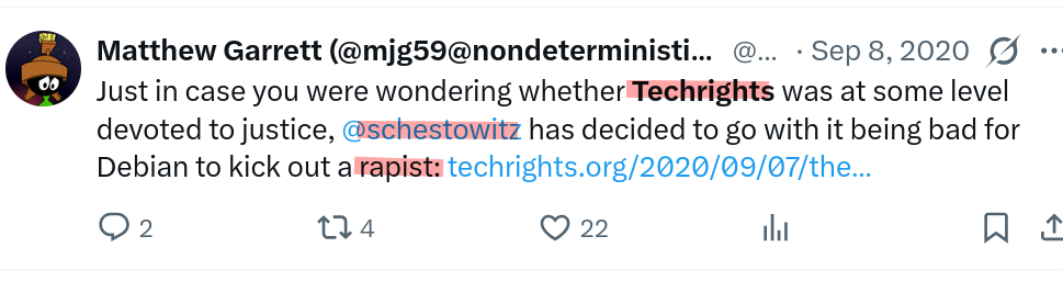 Just in case you were wondering whether Techrights was at some level devoted to justice