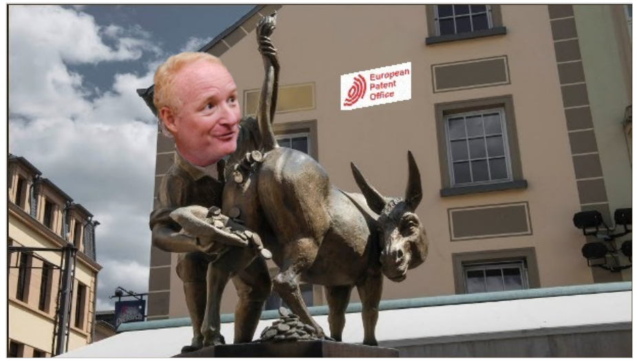 António Campinos with a blank cheque to use public funds from the EPO