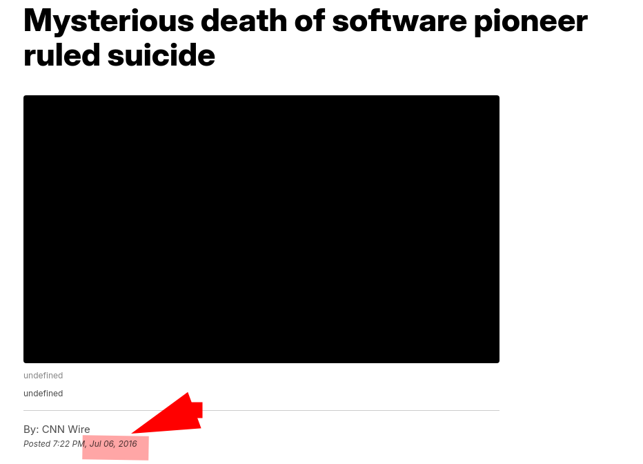 Mysterious death of software pioneer ruled suicide