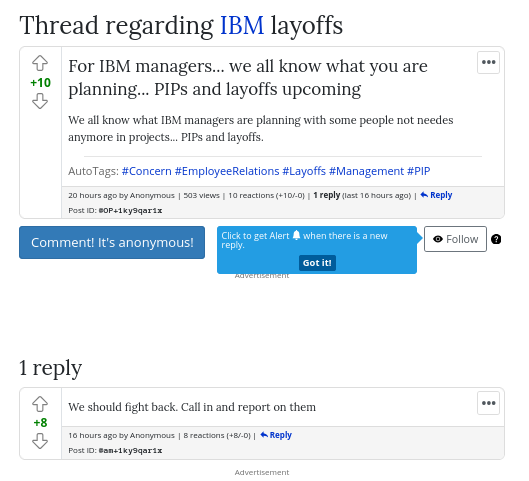 For IBM managers... we all know what you are planning... PIPs and layoffs upcoming