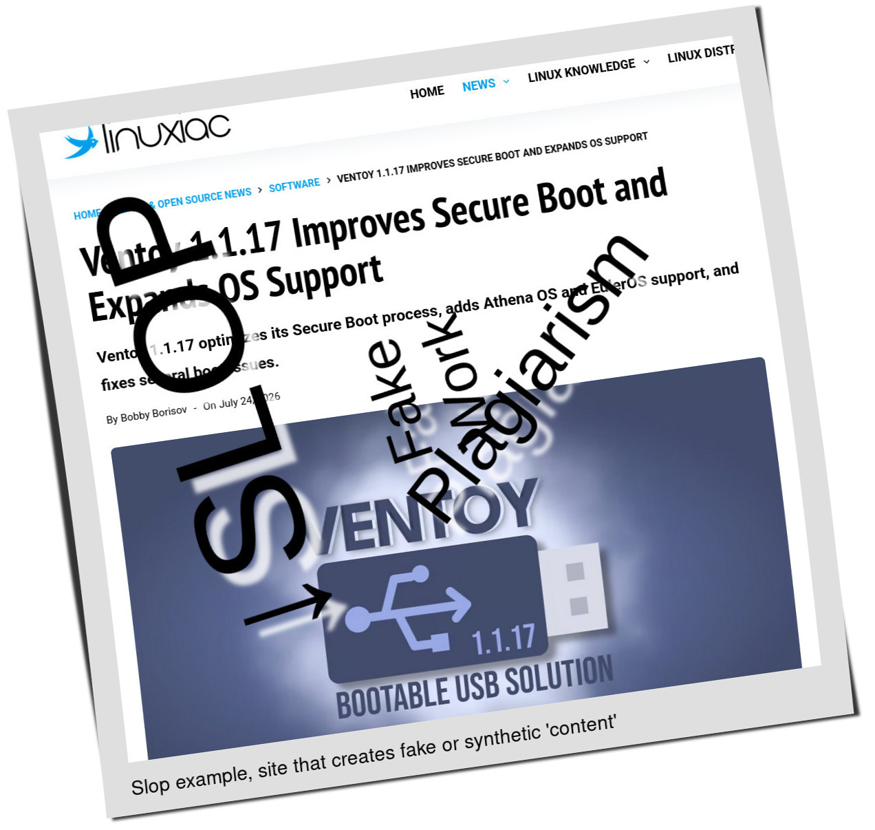Slop or fake: Ventoy 1.1.17 Improves Secure Boot and Expands OS Support