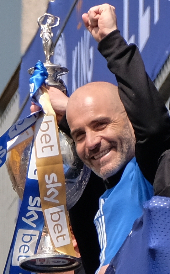 Maresca as manager of Leicester City after winning the 2023â24 EFL Championship