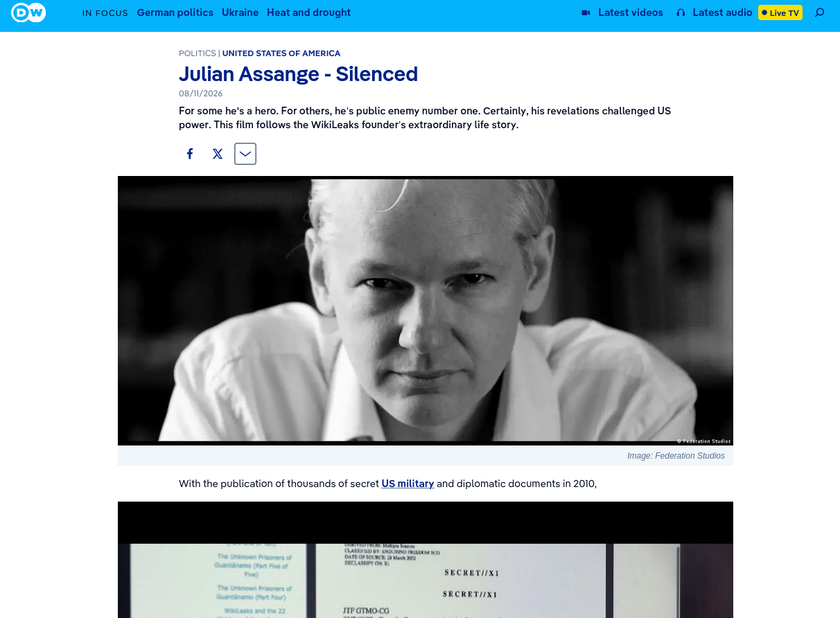Julian Assange - Silenced