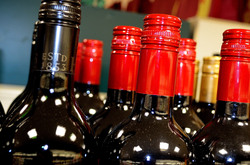 Bottles of wine