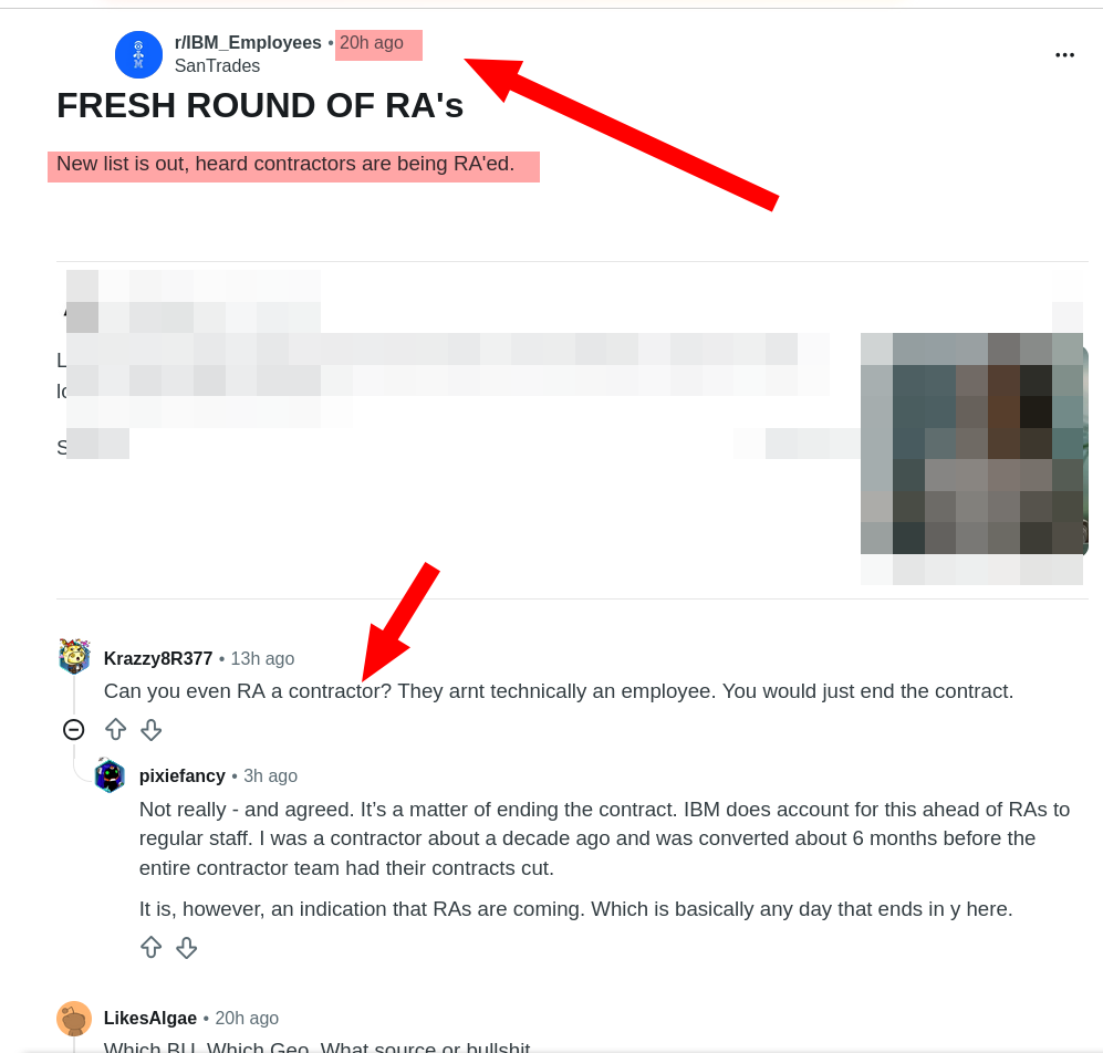 FRESH ROUND OF RA's