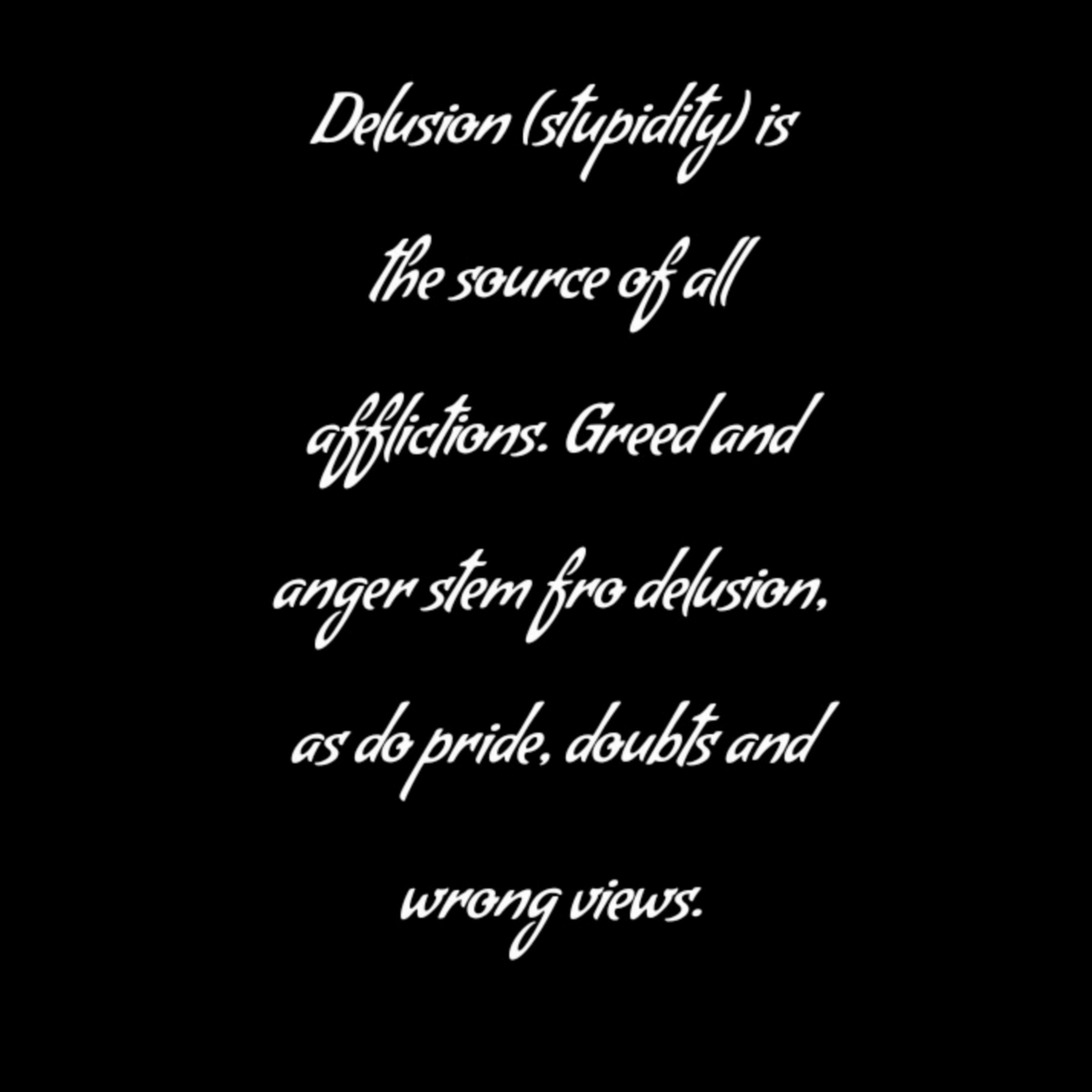 Delusion According To Buddhism